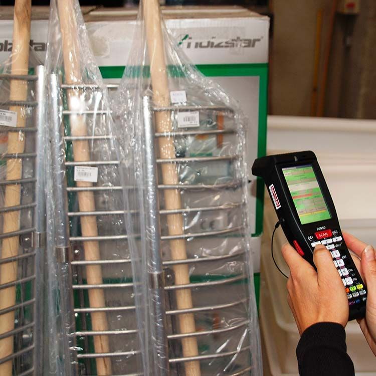 Easy fabric inspection with Denso BHT-1100 and easyMITS software Easy fabric inspection with Denso BHT-1100 and easyMITS software